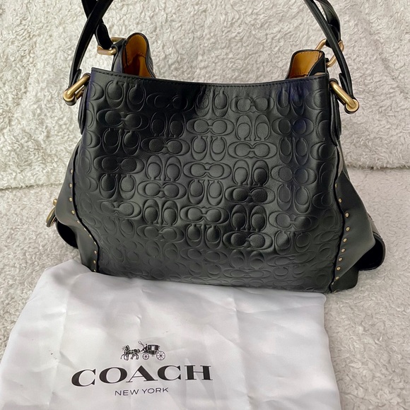 coach edie embossed